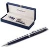 Waterman Hémisphère - Penna a sfera con incisione - Strumento da scrittura di lusso personalizzato - Elegante regalo per donne e uomini - Inchiostro blu (BLUE C.C.)