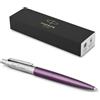 PARKER Jotter Core Recycled con incisione | Penna premium | Confezione regalo | Mina blu | Regalo personalizzato | Nomi | Anniversario (Victoria Violett C.C.)