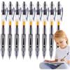GkgWuxf Penne a punta fine, penne roller | Penne retrattili per una scrittura - per scrittura lisce da 10 pezzi, penna a da,05 mm per scrivere, prendere appunti, firmare, scuola