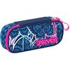 SEVEN. Astuccio Ovale Organizzato Seven Round Chrysalis Blu 23x9x5 cm Prodotto Ufficiale