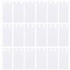 jojofuny Marcatori Versatili e Semplici 50 Etichette per Cavi Impermeabili Bianche in Pvc per Identificazione Elettrica, per Ufficio e Casa