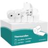 Inoverse EC-Cash - Rotoli di carta termica 80 mm x 80 mm x 12 mm, 50 m, 25 rotoli, per sistemi di cassa, dispositivi EC e bancomat, senza BPA