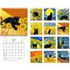 Patifirst Calendario Gatti Quadri Famosi, Calendario 2026 Gatti Divertenti Da Muro, Pianificatore Mensile Con Foto Di Gattis, Organizzatore Per Famiglia E Ufficio, Regalo Per Amanti Dei Gattis Italiano