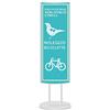 Displayshop Totem Pubblicitario con Tabella 42x100h cm