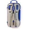 Memotak da Vinci Balaustrone - Compasso 4 Pezzi con Regolazione a Frizione con Tubo portamine S08004D - Blu