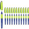 Pelikan Erase 2.0, Penna Roller Cancellabile Ergonomica, Inchiostro Blu, per Destrimani e Mancini, per la Scuola, Refill Blu Incluso, Ricaricabile, 12 Pezzi