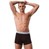 Calvin Klein Uomo Pantaloncini Boxer Confezione da 5 con Fascia con Logo, Nero (Black Bodies W/Black/Misty Grey/Pu), 2XL