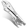 WORKPRO Locking Pliers, 10-inch Curved Jaw Vice Grips pliers, Chromium-Vanadium Steel Locking Pliers with Wire Cutter, Locking Adjustable Vise Grips for Clamping Twisting Welding