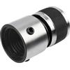 Generic Mandrino a cambio rapido per martello pneumatico, fermo per scalpello a cambio rapido in lega, accessori per utensili elettrici stabili, attacco autobloccante per pale