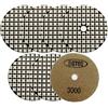 BGTEC Tamponi di Lucidatura a Secco Diamantati da 100 mm per Marmo Granito 7 pezzi # 3000