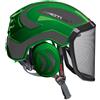Pfanner Protos casco di sicurezza integrale arborist protezione dell'udito, colore: verde/nero, caratteristiche: visiera fine