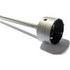 LED LEDS Fresa a Tazza mm 130 CAROTATRICE CON ASTA SDS PLUS 650 MM