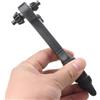 Sumsoctober Chiave a bussola a doppio scopo da 3/8 di pollice con cricchetto e chiave a bussola reversibile da 12,5 mm per supporto mandrino trapano standard