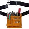 Générique Tool Bag Belt, Multi-Pocket Pouch Organizer, regolabile in pelle artificiale Utility Belt, Sturdy Design For Gardeners, Enthusiasts, Construction Workers, Home Improvement, Brown