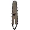 Generic CATENA E BARRA DI RICAMBIO PER MINI MOTOSEGA A BATTERIA 4 6 E 8 (BARRA + CATENA 6)