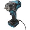 Sahgsa Set di cacciaviti a percussione da 1/2 senza spazzole - 810 Nm con luce LED e bussole da 10-19 mm - Compatibile con BL1840