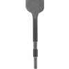 BORDSTRACT SDS Plus Set di punte per scalpello per martello pneumatico, scalpello per scanalatura per muratura, calcestruzzo, mattoni, pietra, piastrelle, rimozione, gambo (Wide Flat)