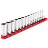 TEKTON SHD90113 - Set di chiavi a bussola a 6 punte da 1/4, 14 pezzi (4-15 mm)