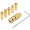 Ljmyy 0.5-3mm 7Pcs Piccolo Trapano Elettrico Bit Collet Morsetto Twist Drill Tool