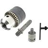 CHANCS 1/2-20UNF 1.5mm-13mm Drill Chuck Key Quick Change Drill Adapter with SDS Electric Hammer Square Shank 1/2 Socket Square Female Adapter for Drill Bits and Tools