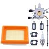 pljYocdO Kit decespugliatore Filtro aria, candela, tubo carburante e set filtro adatti for FS120 FS200 FS020 FS202 FS300 FS350