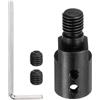 QUARKZMAN Albero Motore Da 10mm A M10 In Acciaio 1045 Con Viti Di Blocco E Chiave Per Frese Fai Da Te E Ruote Da Smerigliatrice Mandrino Motore Asta Di Collegamento