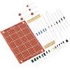Holibanna 1 Set Set Saldatura Pratica Kit Componenti Saldatura Progetti Pratica Saldatura Scheda Saldatura Kit Per Elettronica Saldatura Progetto Kit Kit Insegnamento Abilità Elettrica