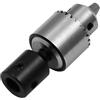 LivGrain JT0 Mandrino per trapano motore per motori elettrici, gamma di serraggio 0 34 mm, set completo da 4 pezzi con chiave (8 mm)