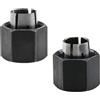 Homhelar Thomegoods 19691 1/4 e 19693 1/2 Router Collet adatto per Dewalt 326286-04,326286-03, Hitachi 323-293,325-199, 323-421, Bosch 26100, 2 pezzi 90628 3,2610906284