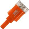 BGTEC Punta diamantata a secco - Sega a tazza per granito, marmo, muratura, cemento, piastrelle, ceramica, vetro, plastica dura, kit di punte diamantate brasate sottovuoto 28 mm