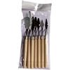 Zkydhbd Manico in legno Spatola per pittura a olio in metallo miscelazione di colori per pittura a parete raschietto tavolozza accessori per pittura a olio Spatola per miscelazione a colori Raschietto per