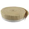 FMBC 70mm 1 metro for pezzo Macchina CNC Motore mandrino di fresatura Lavorazione del legno Incisione Copertura for la rimozione della polvere Spazzola in nylon (Color : Width 70mm Gold)