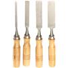 QuxetlRyz Kit di scultura su legno 4 Pz/set Scalpello For Intaglio Del Legno 8/12/16/20mm Lavorazione Del Intaglio Scalpelli A Mano Kit Di Attrezzi Fai Da Te Lama In Acciaio Con Manico In
