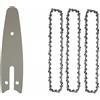 BBMZSM BSWXX 4/6/8/10 pollici 1/4 guida for catena for motosega sega elettrica portatile mini lama for da potatura accessori for for .0423