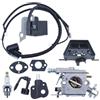 LIWaaGe Adatto for motosega Partn-r 350 351 370 371 420 Carburatore Filtro Bobina di accensione Candela 5300718-21 33-29 W