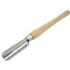 XUANSHIYA 1 pz Scalpello for tornio for la lavorazione del legno, 20/30/40/50mm Tornitura del legno Sgorbia Sgorbia Manico in legno Scalpello for tornio in acciaio ad alta velocità Utensili for tornitura del le