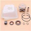 DORFEY Kit guarnizione olio for anello di sicurezza for spinotto pistone da 47 mm adatto for motosega S-t-i-H-L MS361 MS341 MS 361 341 1135 030 2000, 1135 120 1601, 9640 003 1600