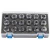 GCYEIDMA ER11 ER16 ER20 ER25 ER32 ER40 Set ER Pinza a molla Mandrino 0,008 mm,005 for portautensili for fresatura CNC Macchina for incisione Set di Pinze a Molla(Color 1 Plastic box,ER16-12Pcs (AAA))