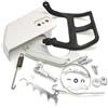 LIWaaGe Kit di riparazione for motoseghe MS180 e MS170, comprendente freno catena, asta maniglia e coperchio frizione.