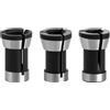 CHICHIYANG 3PCS Router Bit Pinze 1/4 15/64 5/16 Adattatore di Bloccaggio Smerigliatrice A Sgancio Rapido Trimmer Incisione Convertitori Macchina