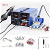 AUBEST Stazione di saldatura, 85. 3D 2A Saldare stazione di rilavorazione Con USB 5V DC Alimentazione aria calda Saldatore stazione di rilavorazione for Desoldering di riparazione(SET-3)