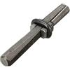 Angoily Strumento per Spaccare Pietre in Acciaio Legato Nero, Robusto | Utensile Manuale Multiuso, per Taglio e Divisione di Rocce e Cemento, Finitura Nera