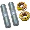LIWaaGe Adatto for GX110 GX120 GX160 GX200 5.5HP 6.5HP Kit bulloni e dadi silenziatori for motore tosaerba