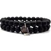 KARDINAL WEIST onice bracciale, perle di gemma, gioielli per uomo e donna, chakra - yoga - energia