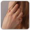 Handmade Nuovo regalo per la mamma - Anello con nome delicato - Anello con nome personalizzato per bambino e mamma - Anello personalizzato - Anello Twist Wrap - Primo regalo per la festa della mamma