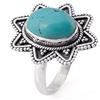 Kanika Jewelry Trove Turquoise Matrix 925 Sterling Silver Ring