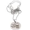 Handmade Collana Sorelle - Collana in acciaio - Collana con ciondolo inciso - Idea Regalo Sorelle