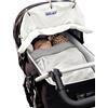 Dooky The Original Dooky 126761 Tendina Parasole Invernale per Passeggino e Carrozzina, Universale, Regolabile e Traspirante, Crema