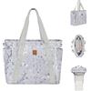 Kikka Boo Kikkaboo borsa fasciatoio Firenze fasciatoio chiusura zip tasche portabottiglie, colori:grigio