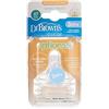 Dr. Brown's Options Plus - Tettarelle a collo largo, 20 ml, confezione da 2, colore: bianco